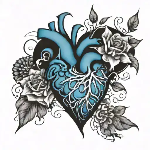 Heart Flowers And Pain