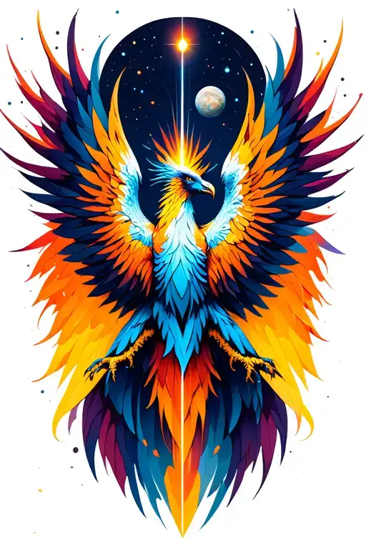 A Cosmic Phoenix Emerging From Space