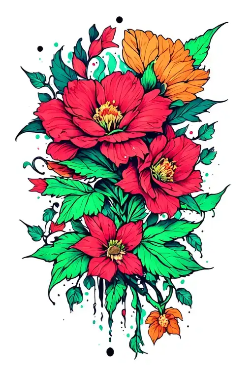 Poison Logo Floral