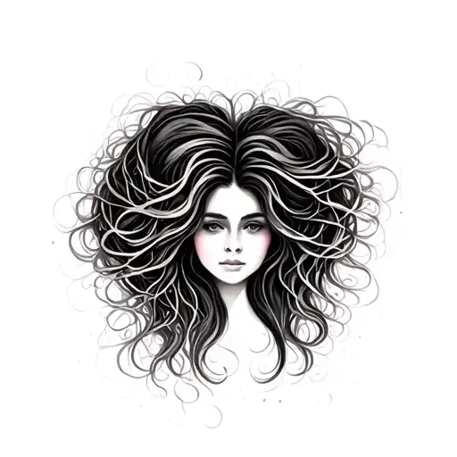 Gemini Sisters Hair Tangled Together