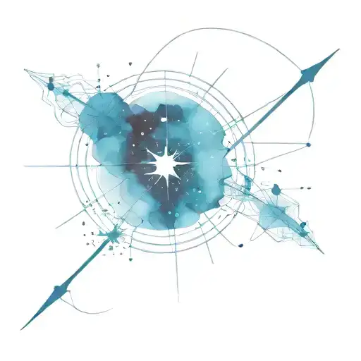 Outline Sagittarius Constellation