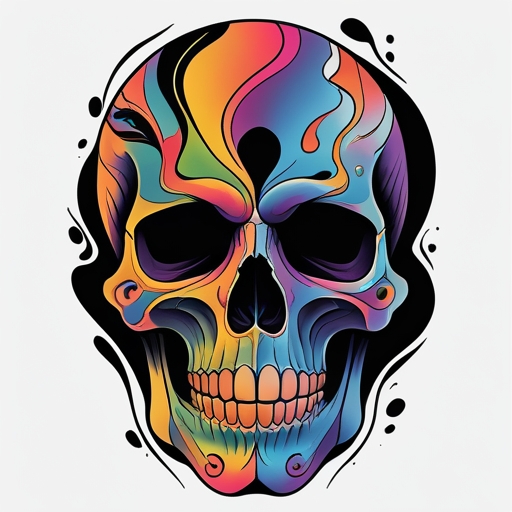 Psychedelic Skull