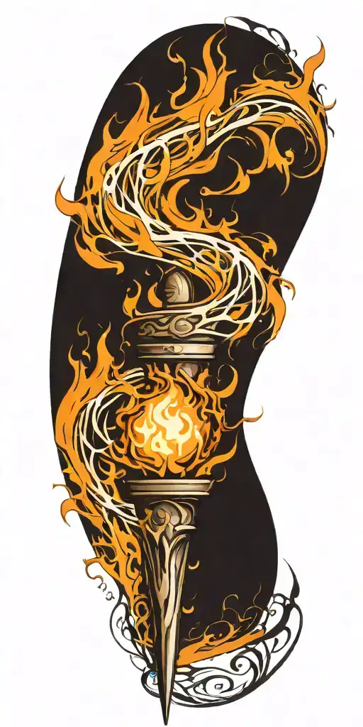 Flaming Torch