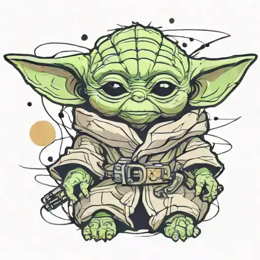 Baby Yoda Wearing