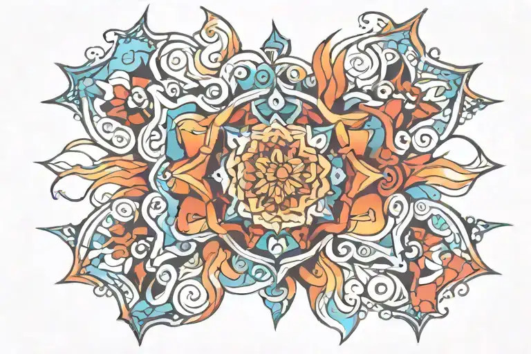 Kaleidoscope Pattern Background