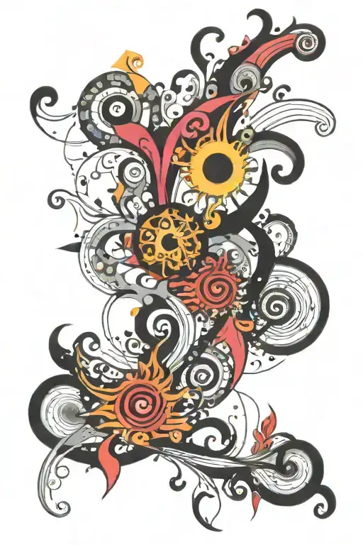 An Abstract Representation Of The Spiritual Enlightenment Experienced During A Trip On Lsd