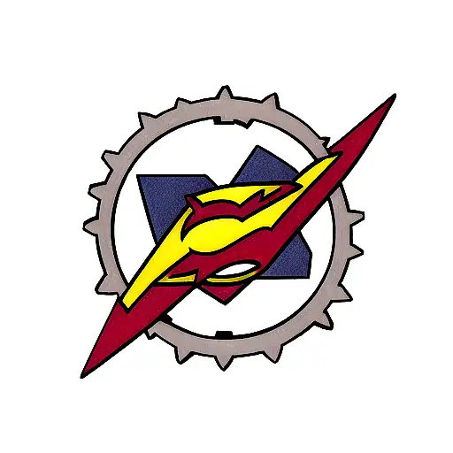 Superman Symbol And Gears