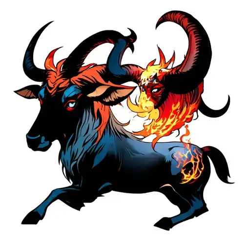 Fierce Taurus Protecting Aries