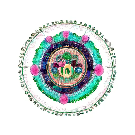 A New-school Design Featuring A Peacock Feather Intertwined With Music Symbols