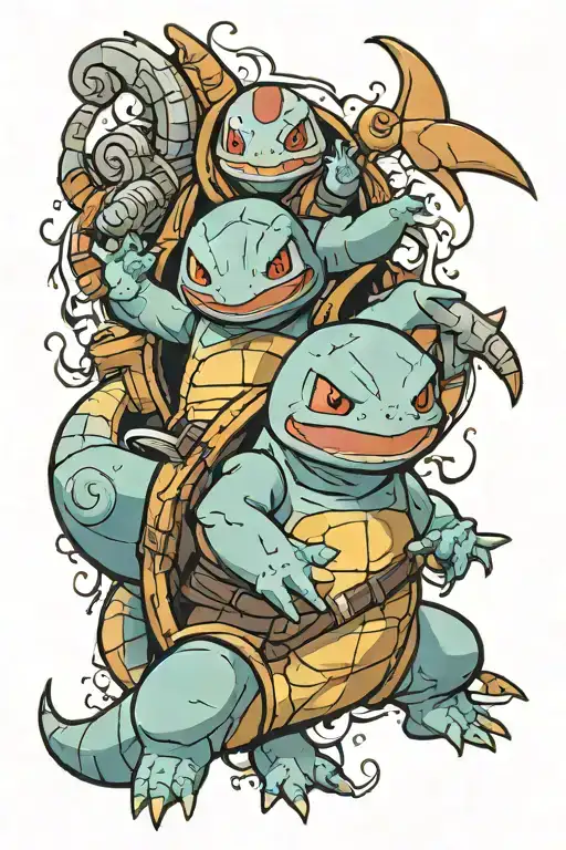 Squirtleas A Naruto Ninja Tattoo Design