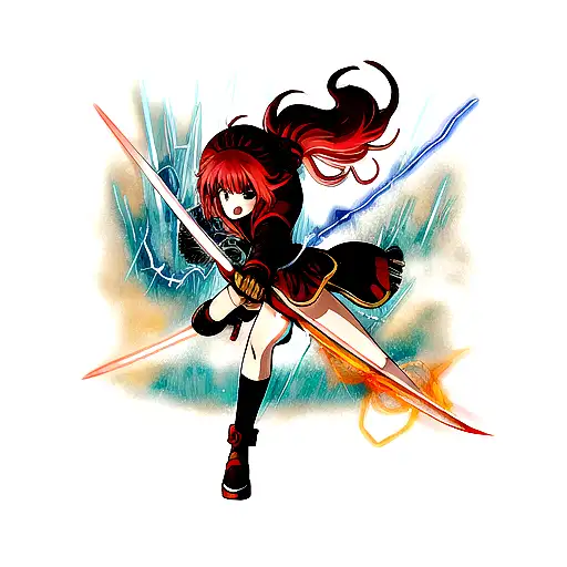 Enma Sword With Lightning