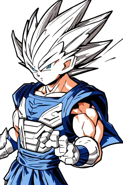 Dragon Ball Vegeta Action Pose Charging Ki Saiyan Armor No Shoulder Pads