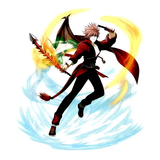 Dragon With Spear In Heart