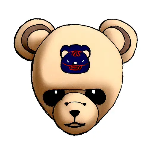 Teddy Bear Head Samurai