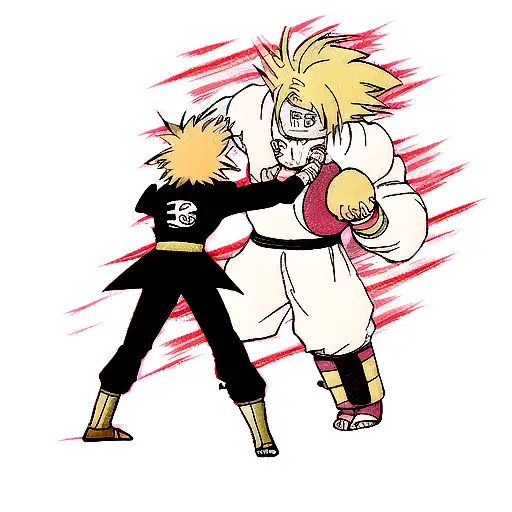 Dragonball Naruto Deathnote Fight