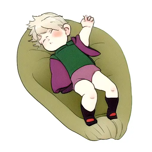 A Realistic Portrait Of A Sleeping Baby Dragon