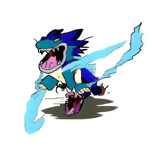 Blue Dragon Vomiting