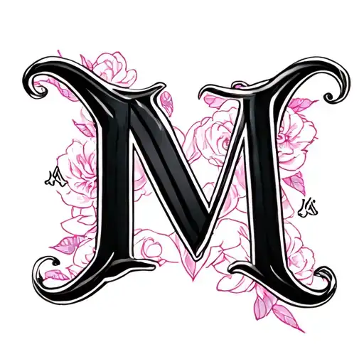 Create A Tattoo Of Word K Love M