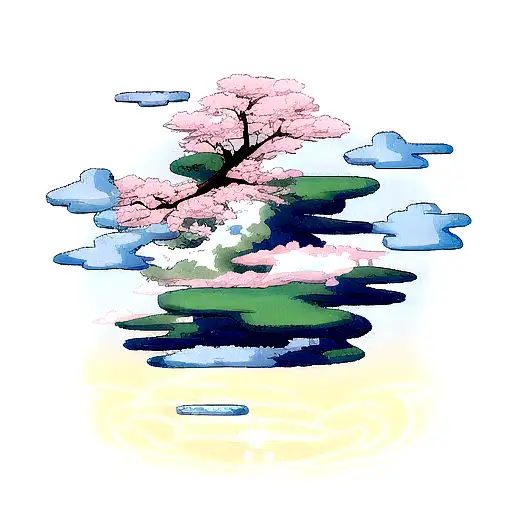Cloud Of Japan Symbol