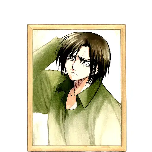 Eren Yaeger In The Crying Angel Painting