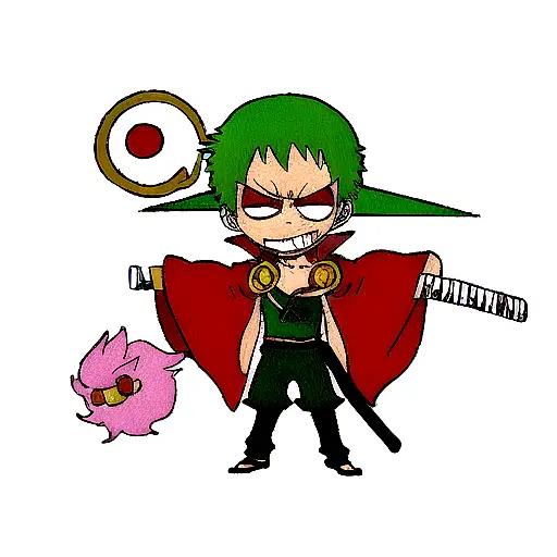 One Piece Zoro Enma King Of Hell