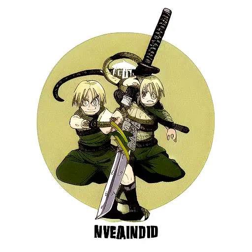 Vinland Saga Sword With Snake And Caption I Have No Enemies