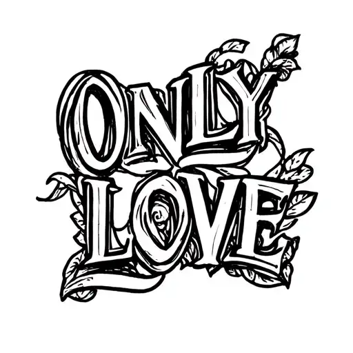 Only Love Inscription In Latin