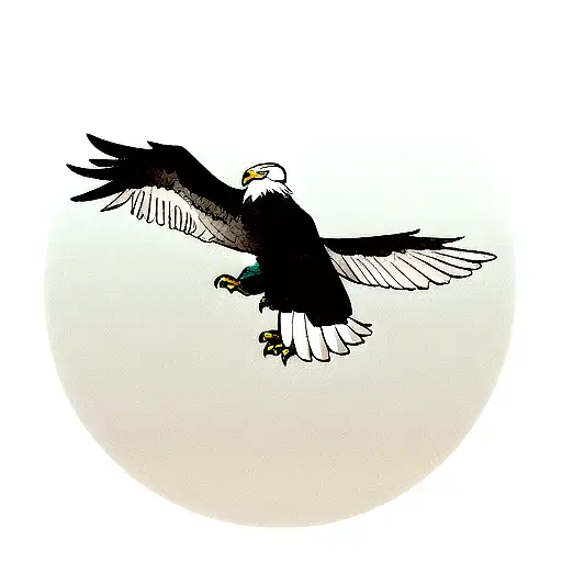 Eagle With Peace