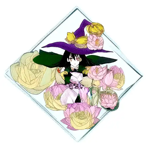 Witch Knot With Lotus Flower