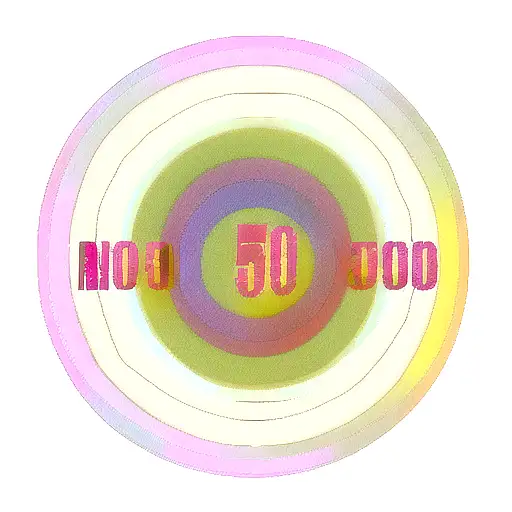 Number 50 In A Circle