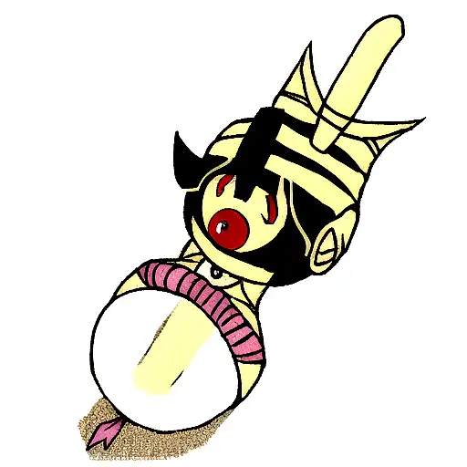 Ancient Egyptian God With Naruto Eyes