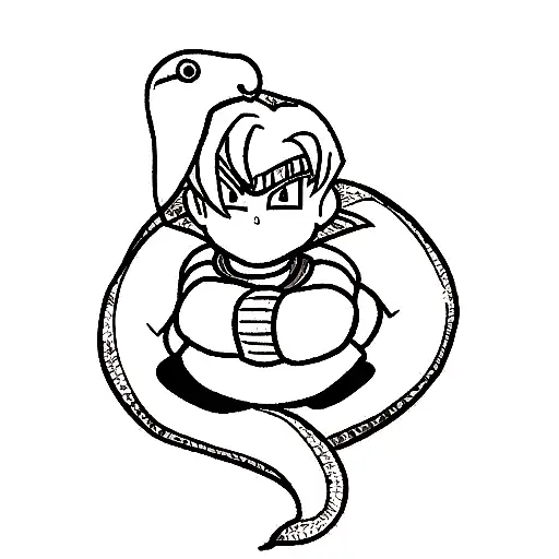 Snake With Dragon Ball