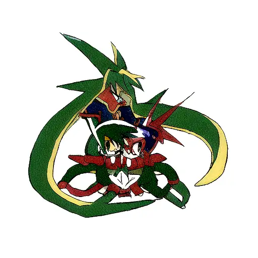 Rayquaza And Azulongmon Surrounding Slifer The Sky Dragon