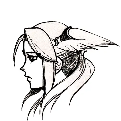 Side Profile Of Lilith From Diablo 4