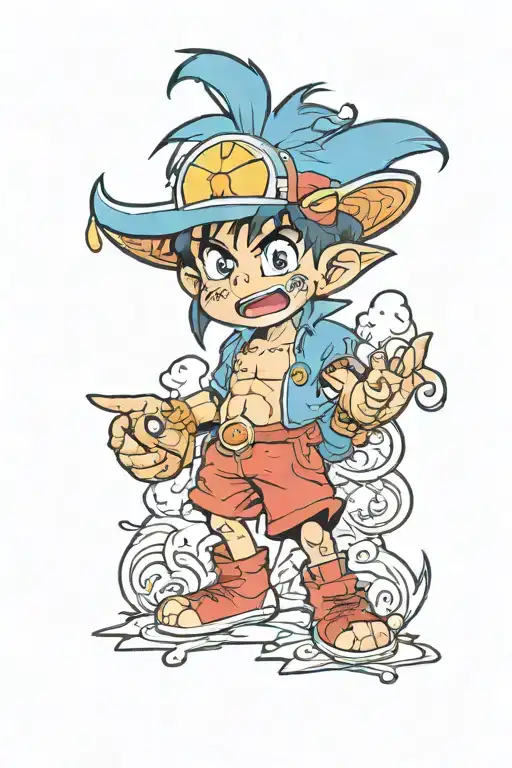 Old Cartoon Character