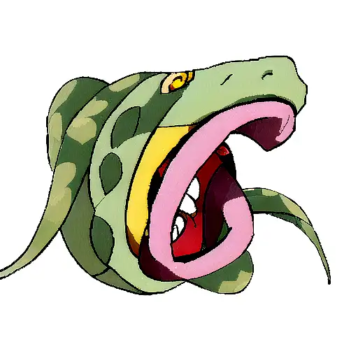 Street That Merges In A Snake Around A Womans Face With 3 Eyes