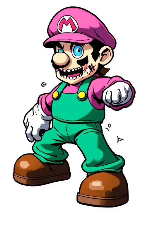 Zombie Super Mario Characters
