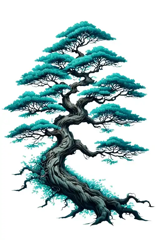 Japanese Tree Of Life Intertwined