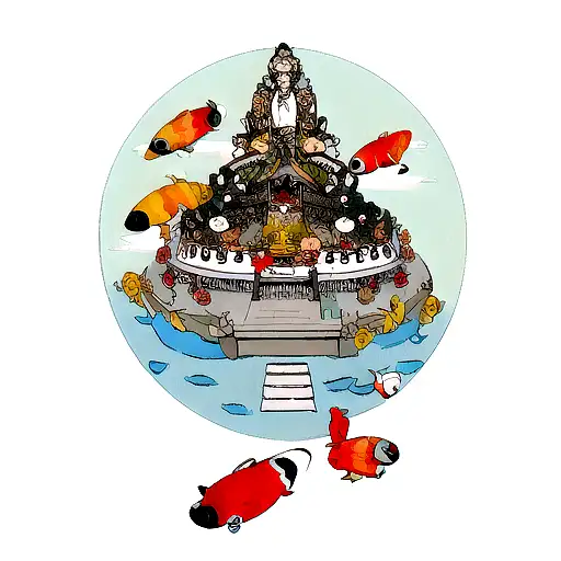 Record Of Ragnarok Buddha With Koi Fish