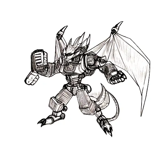 Ultra Robotic Dragon For Full Sleeve