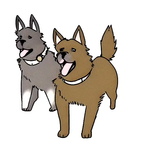 German Shepherd Blowing Happiness