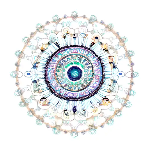 A Mesmerizing Mandala Design Incorporating The Word 'Melanie' In A Stylish Font