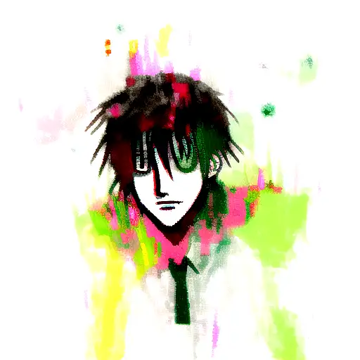 Abstract Aki From Chainsaw Man