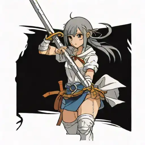 Teresa Of The Faint Smile With Sword