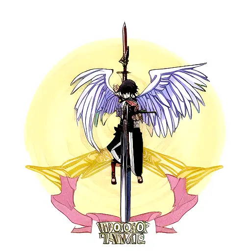 Sword With Wings At The Top