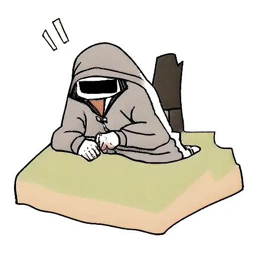 Gangster Wearing Hoodie