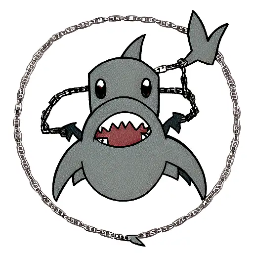 Shark With Chains