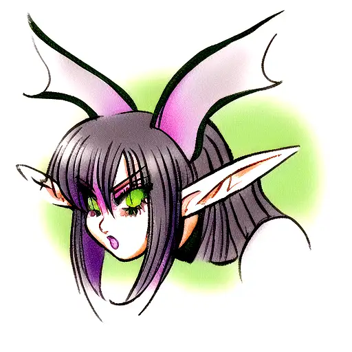 Goth Girl Elf Ears