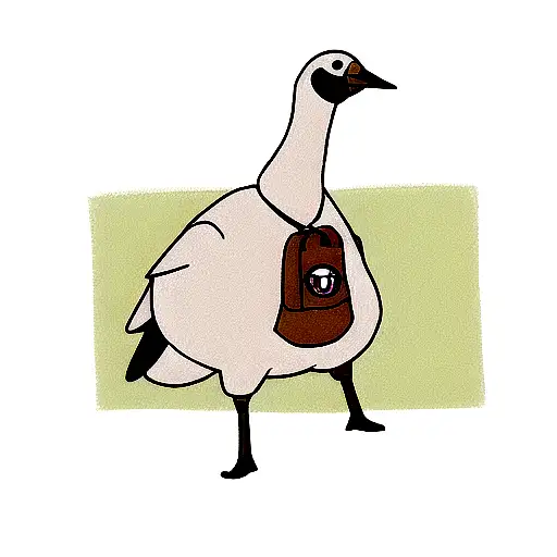 Goose With Money Bag