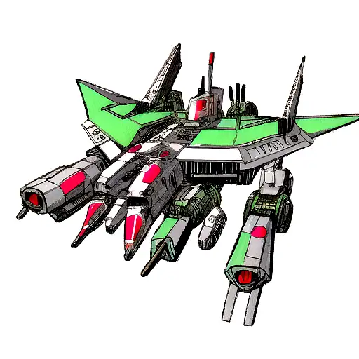 Space Ship And Robot Fighting